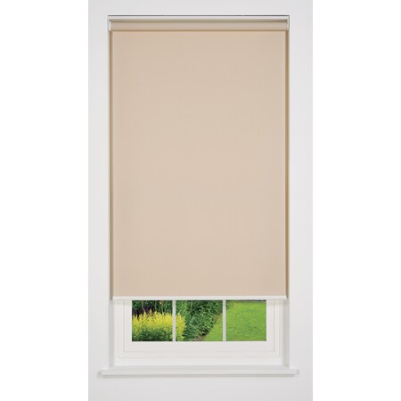 Linen Avenue Cordless 1% Solar Screen Standard Roller Shade, 45 1/2 W x 66 H, Sand R2SS1SD4550B66